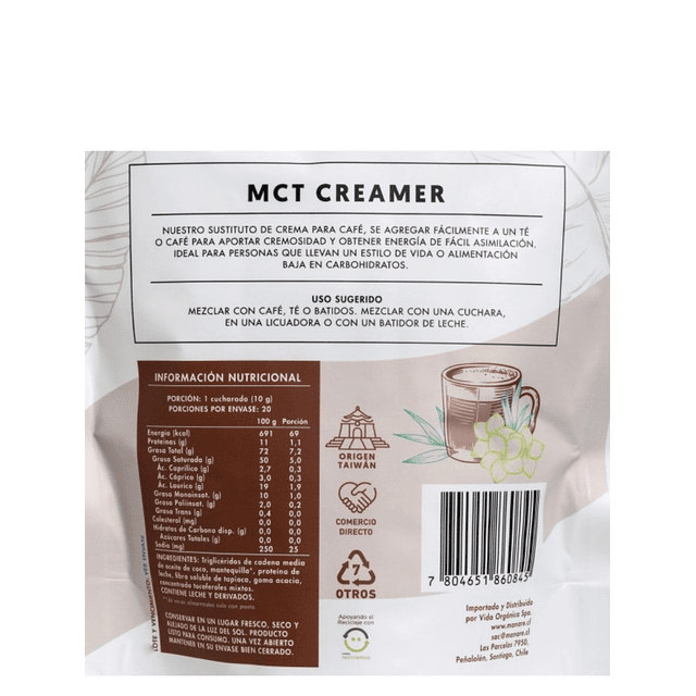 MCT Creamer Manare 200g  ☕️🥯