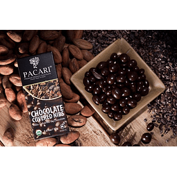 Nibs de Cacao cubiertos con Chocolate Orgánico 57g