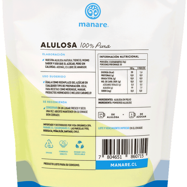 Alulosa Manare 400g