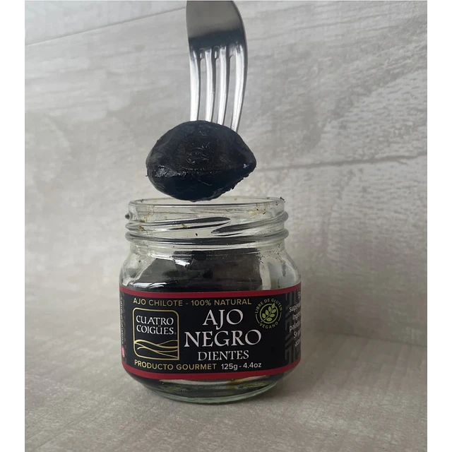 Dientes pelados de ajo negro Chilote 125gr