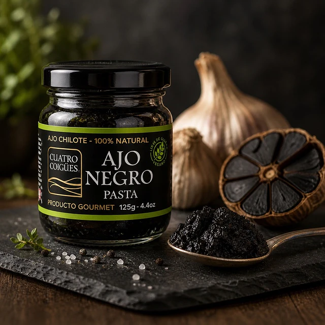 Pasta de ajo negro Chilote suavemente molida 125gr