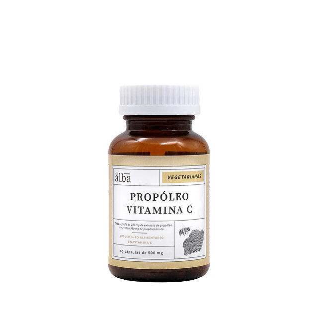 Propóleo + Vitamina C (Suplemento alimentario en cápsulas)