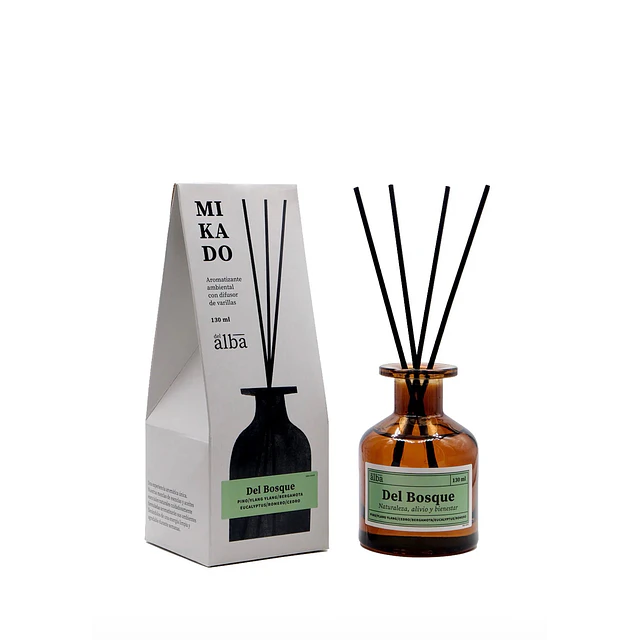 Mikado Bosque - Naturaleza, Alivio y Bienestar - 130 ml