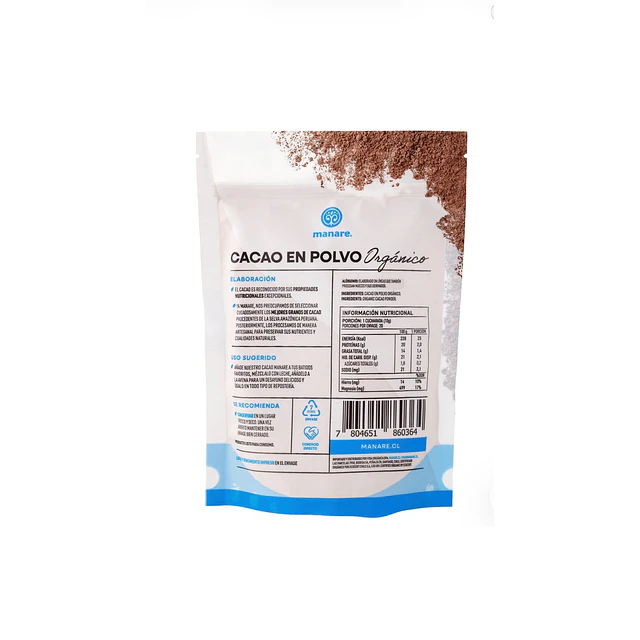 Cacao en polvo Orgánico 200g