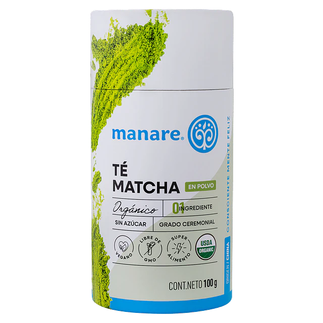 Té Matcha en polvo Orgánico 100g Manare 🍵 