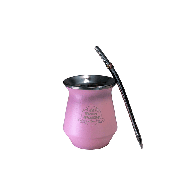 Mate Flora Acero Inox mas Bombilla