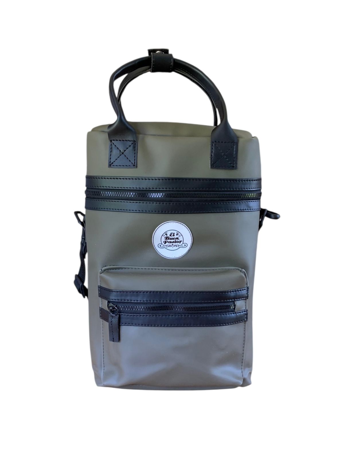 Mochila Engomada Color Verde El Buen Pastor