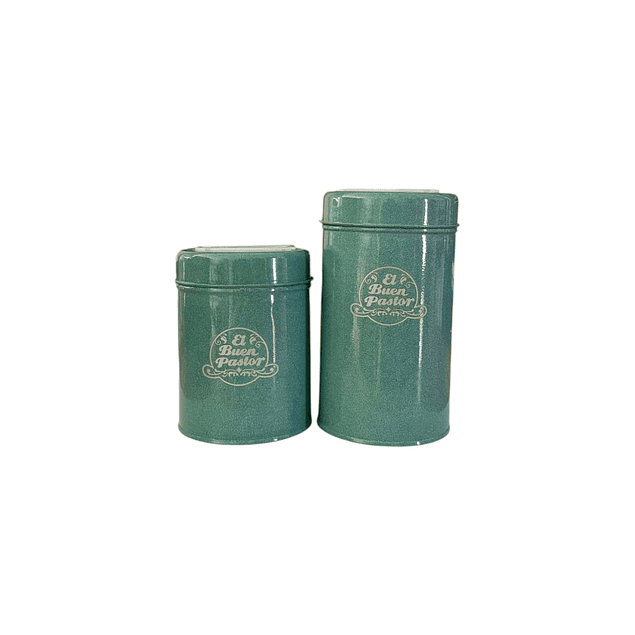 Set Matero Verde Agua Acero Inoxidable El Buen Pastor