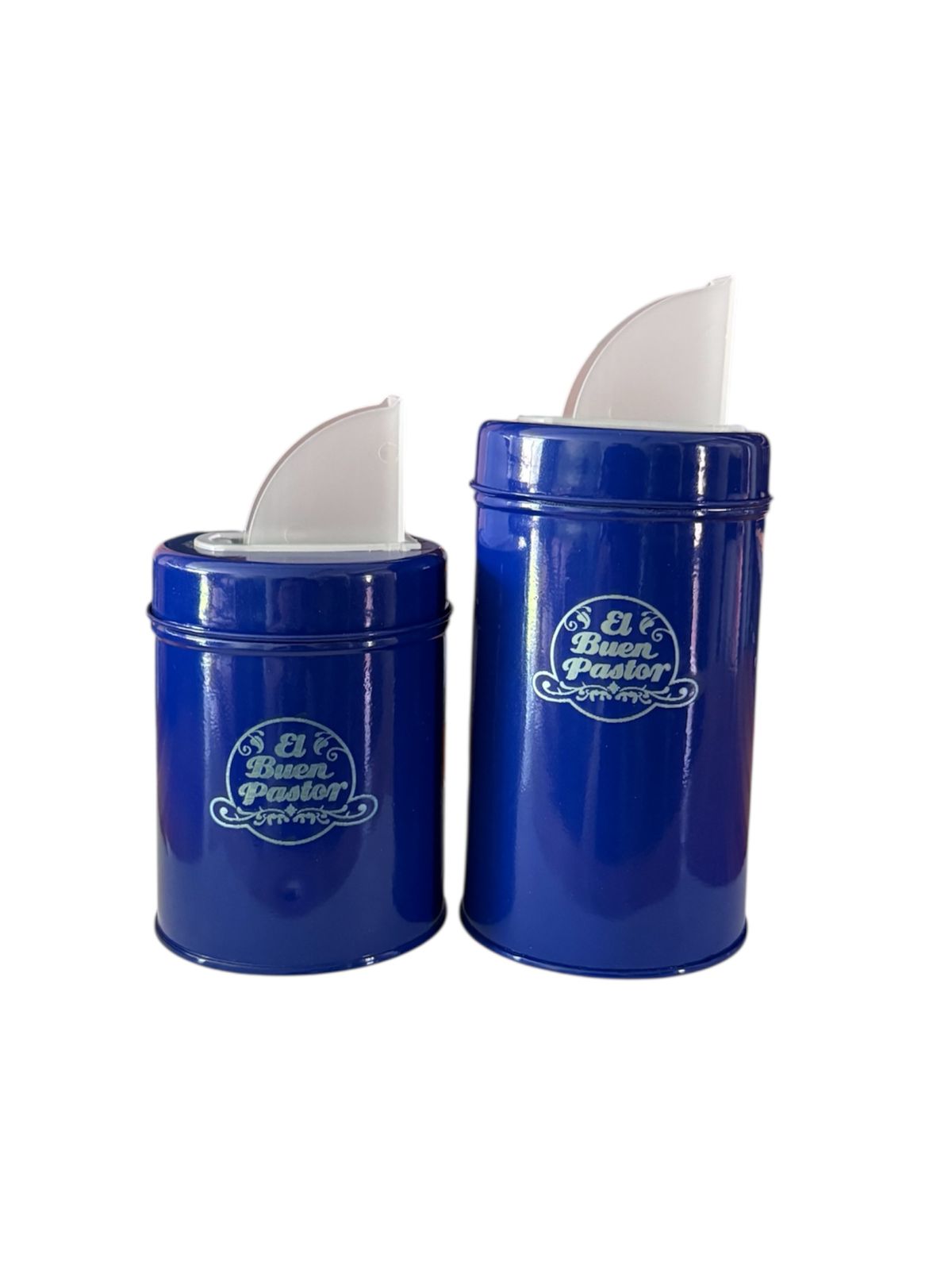 Set Yerbera mas Azucarera Color Azul El Buen Pastor