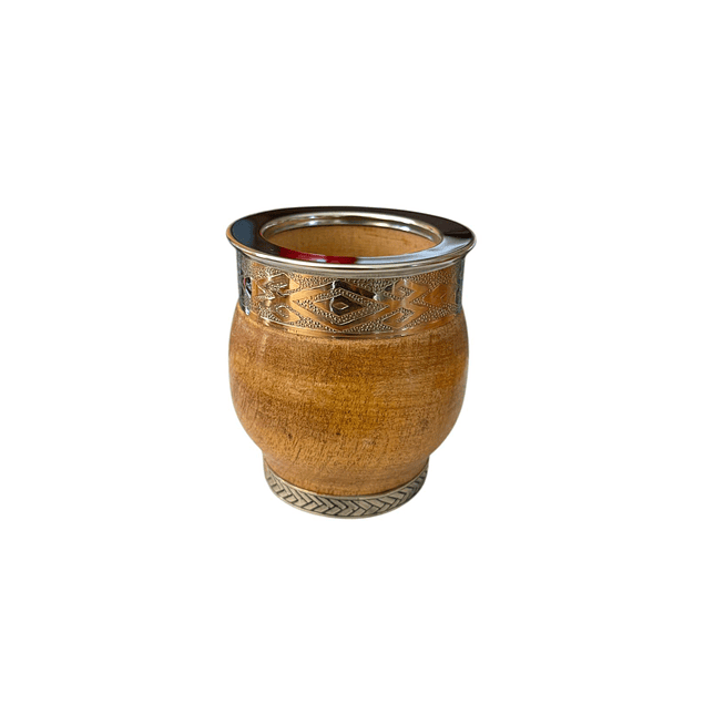 Mate Imperial Madera con Base mas Bombilla de Alpaca