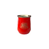 Mate Acero Inoxidable Rojo con Bombilla El Buen Pastor