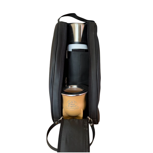 Bolso Matero Negro Engomado El Buen Pastor