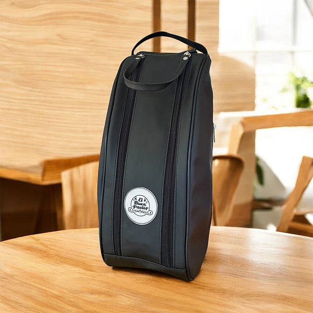 Bolso Matero Negro Engomado El Buen Pastor