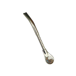 Bombilla Pico Loro de Acero Inoxidable El Buen Pastor