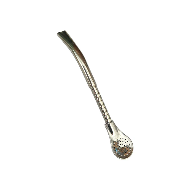 Bombilla Pico Loro de Acero Inoxidable El Buen Pastor