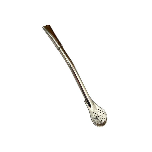 Bombilla Pico Loro de Acero Inoxidable El Buen Pastor