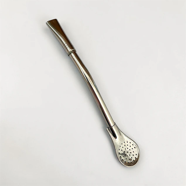 Bombilla Pico Loro de Acero Inoxidable El Buen Pastor