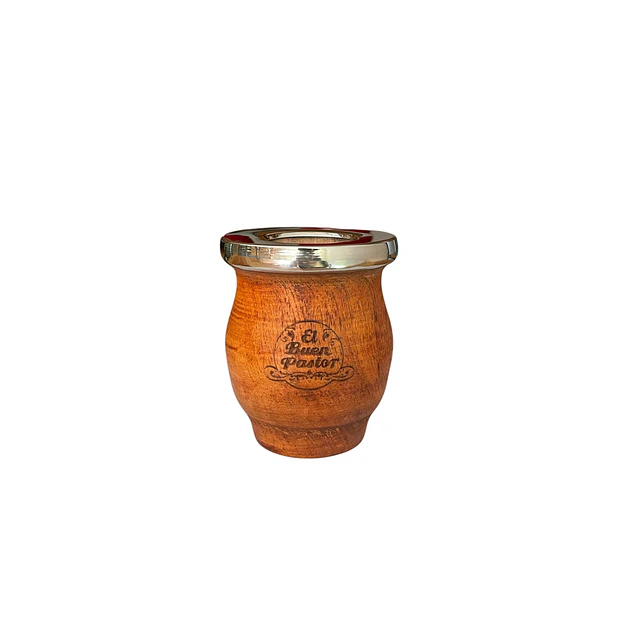 Mate Tradicional de Madera Algarrobo El Buen Pastor