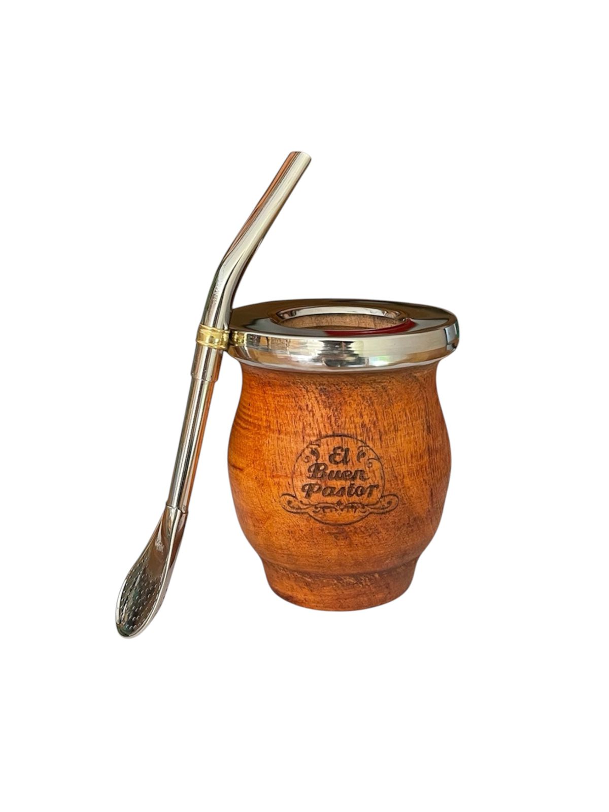 Mate Tradicional de Madera Algarrobo El Buen Pastor