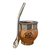 Mate Imperial Madera con Base mas Bombilla de Alpaca