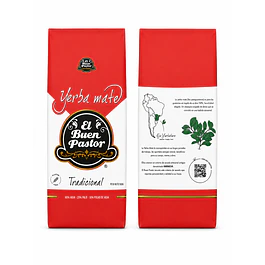 Yerba Mate Tradicional Barbacuá El Buen Pastor 500G libre de gluten