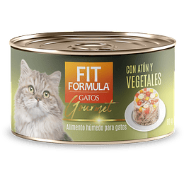 Fit Formula Alimento húmedo para Gatos Atún y vegetales 80 g.
