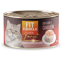 Fit Formula Alimento húmedo para Gatos Atún y Camarón 80 g.
