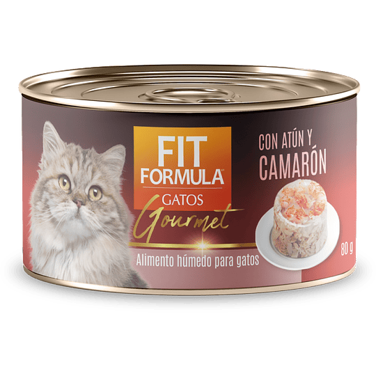Fit Formula Alimento húmedo para Gatos Atún y Camarón 80 g.