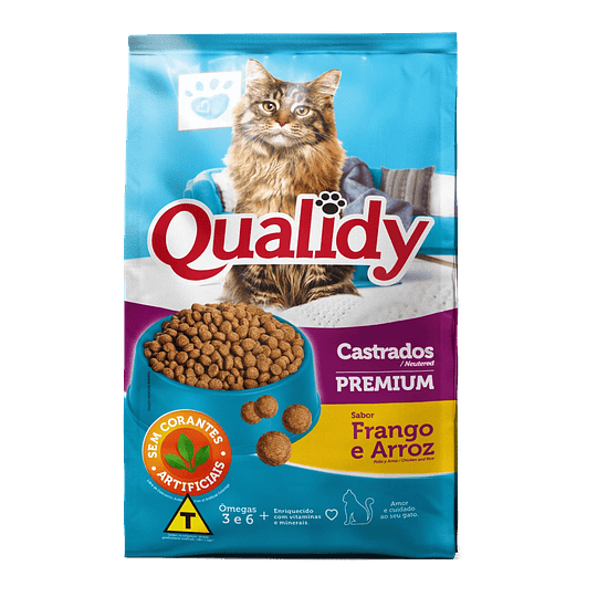 Qualidy Gato Castrado Adulto Pollo 10.1 kg 