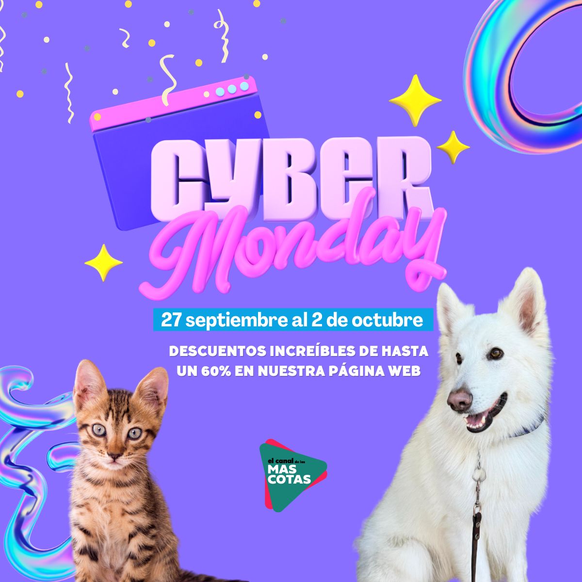 Cyber Monday mascotas 2024