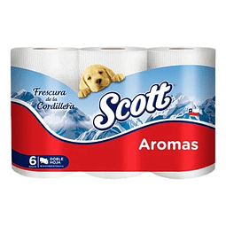 Papel higiénico Scott 6 rollos