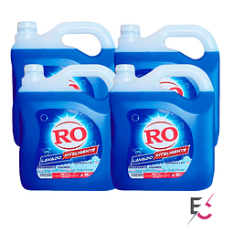 Pack 4 Detergente Ropa Ro 5 Litros Lavando Inteligente