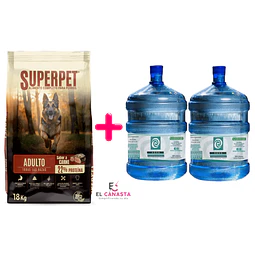 Superpet 18 kg + 2 Recargas de Agua