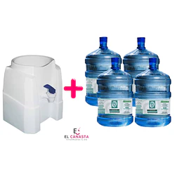 Kit Básico 4 Envases llenos mas Dispensador de Mesa