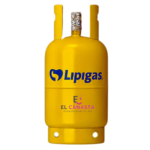 Gas envasado 5 kg.