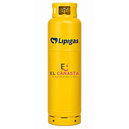 Gas envasado de 45 kg.
