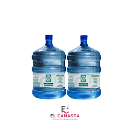 2 Recargas de Agua Purificada 20 Lts