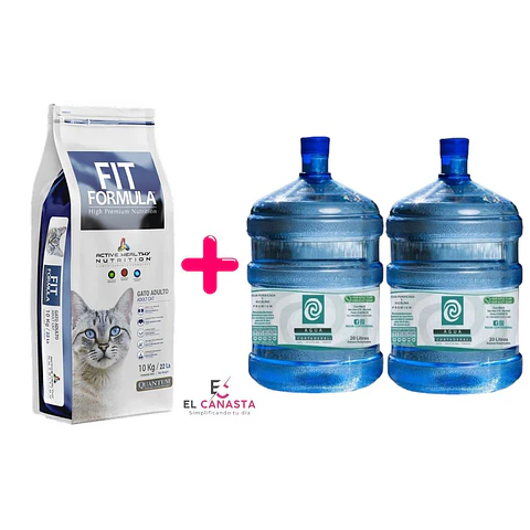 Fit Formula Gato 10 kg + 2 Recargas de Agua