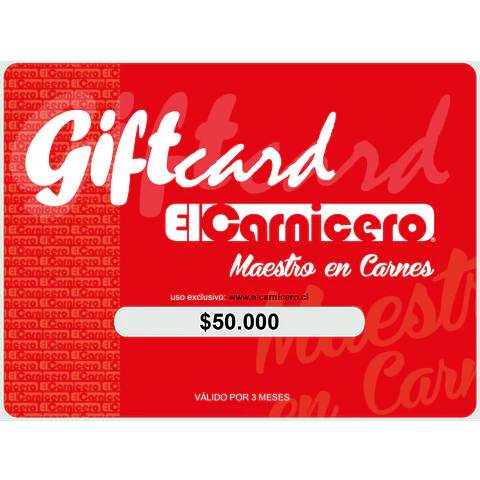Giftcard $50.000
