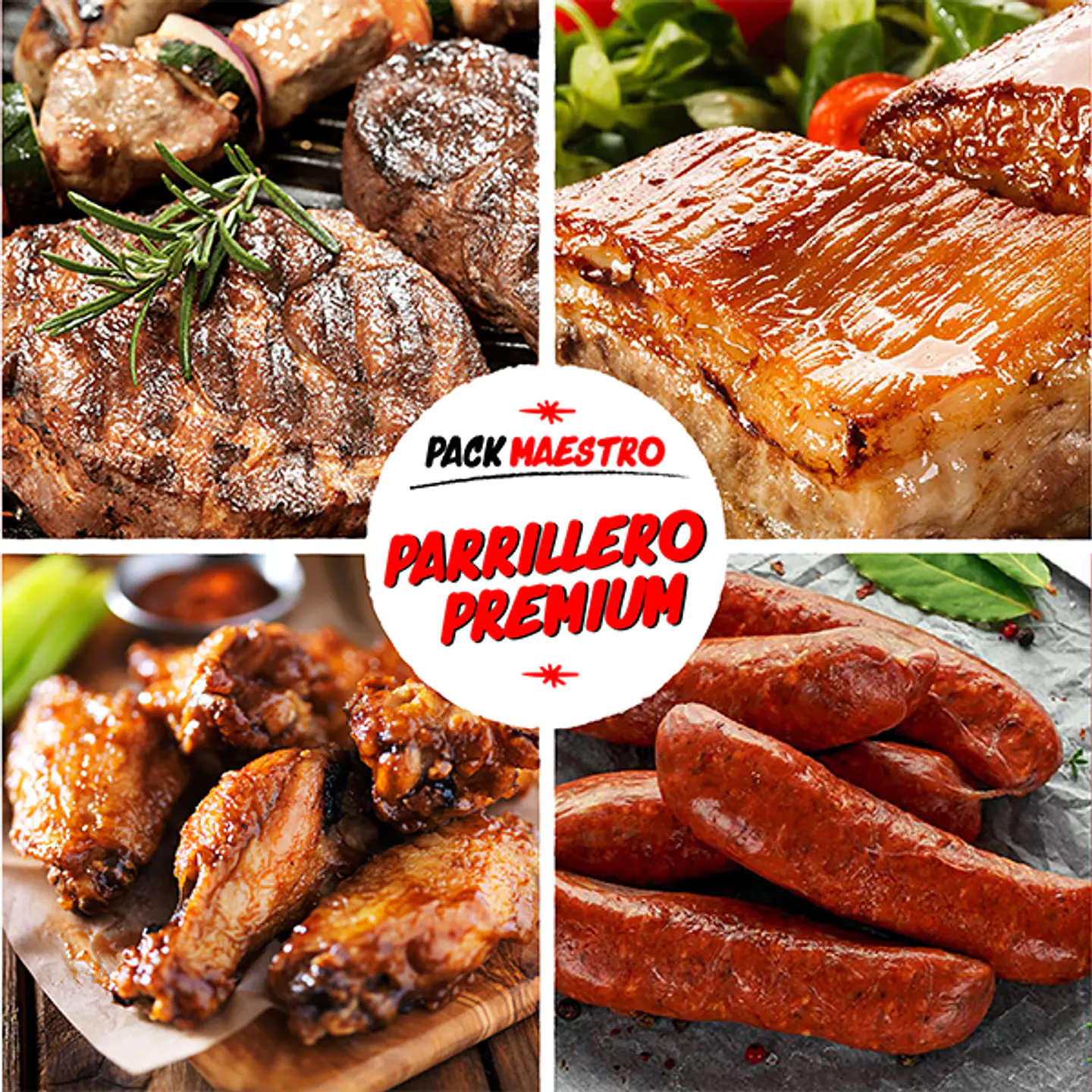 Pack Maestro Parrillero Premium 4