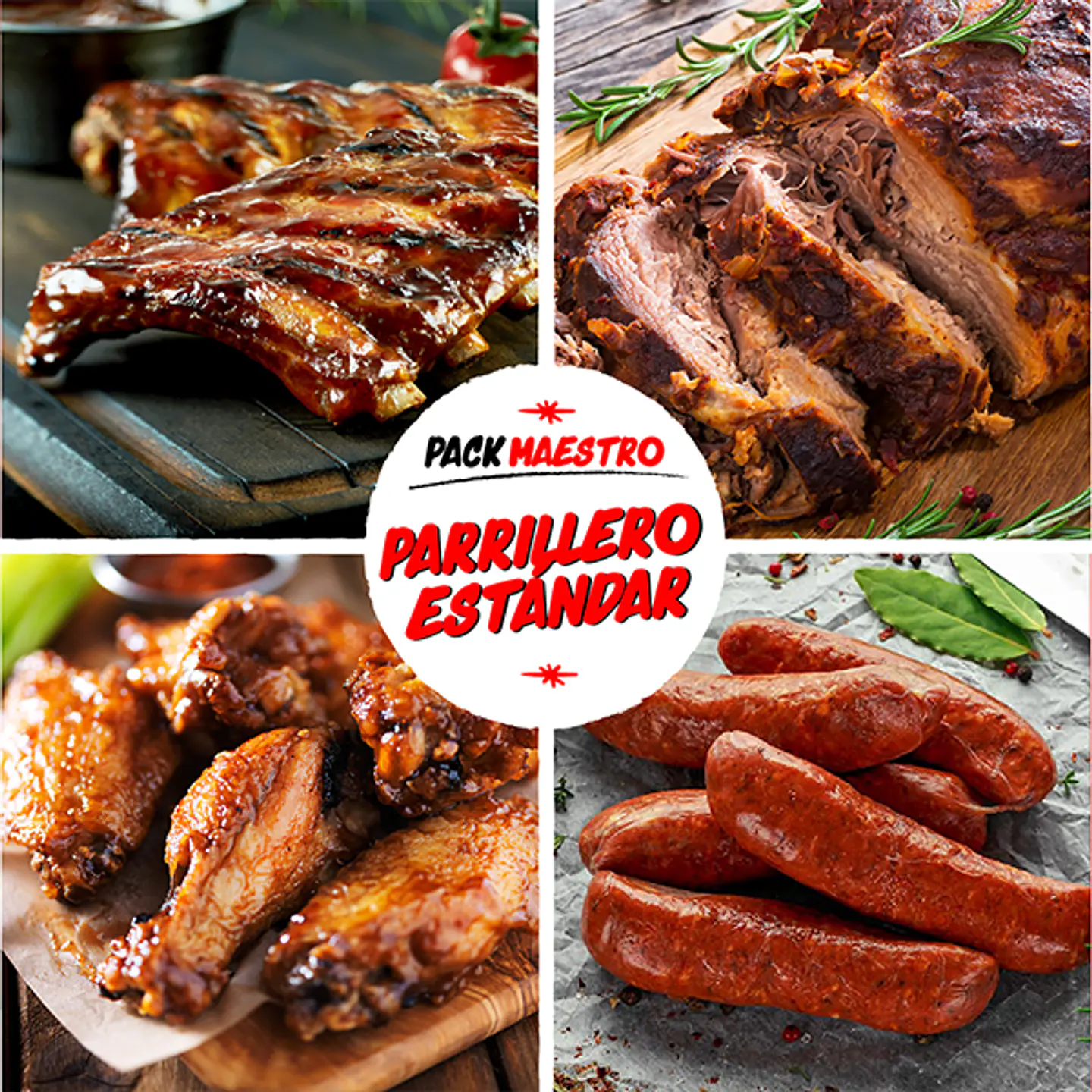 Pack Maestro Parrillero Estándar 4
