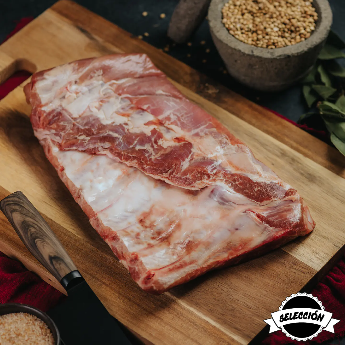 Costillar de Cerdo c/Malaya (Extra Carne) 1 kg 1