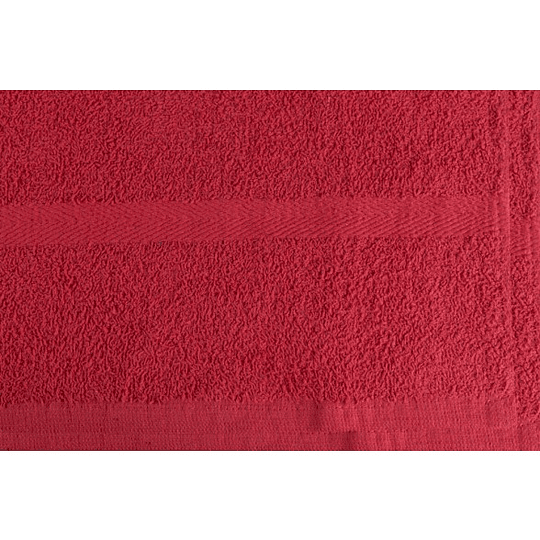 Toalla Delgada Baño Rojo 360 grs/m2