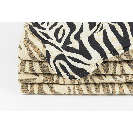 Quilt 100% Algodón Animal Print King