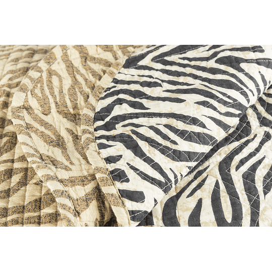 Quilt 100% Algodón Animal Print King