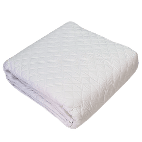 Quilt 100% Algodón Blanco Super King