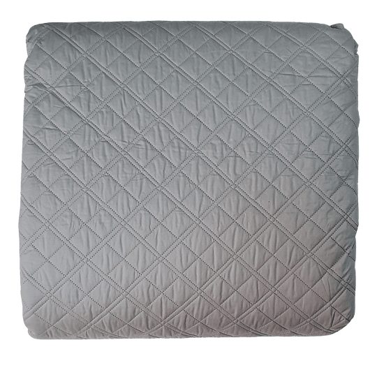 Quilt 100% Algodón Gris 1,5 Plazas