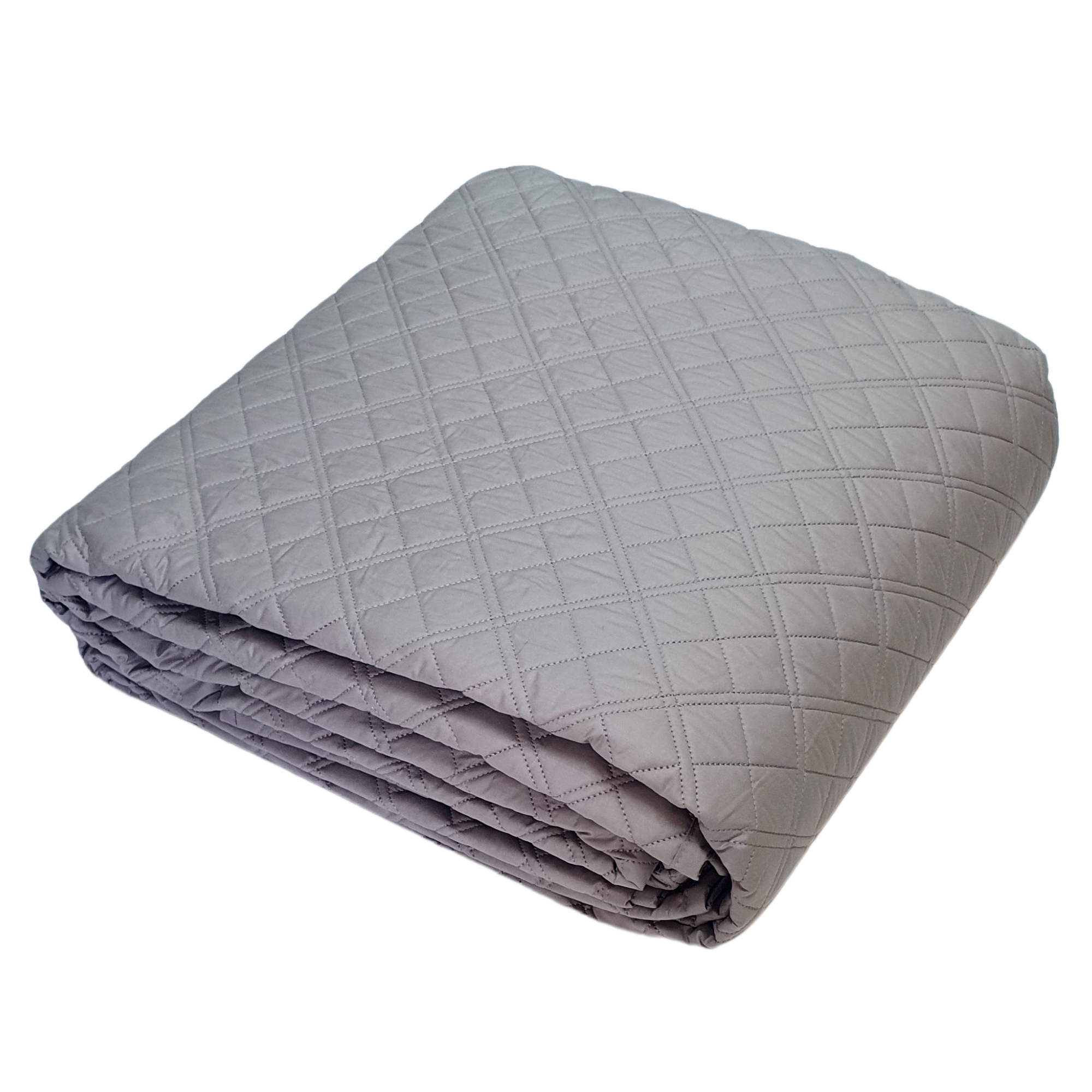 Quilt 2 Plazas 100% Algodón Gris