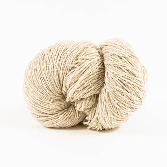 Madeja Lana Natural  Crudo 100 grs, Intermedia, 3 hebras -High twist worsted 5/3