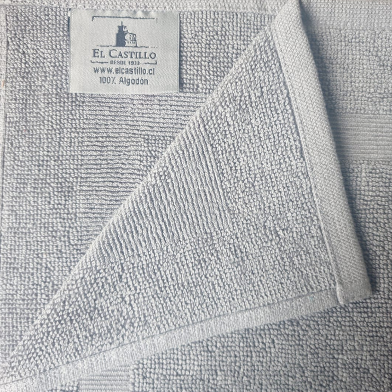 Toalla Baño Soft Twist 600 g/m2 70x140 cm Gris